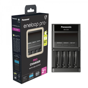 Panasonic Eneloop Pro AA/AAA akkumlátor töltő (BQ-CC65E ERP )